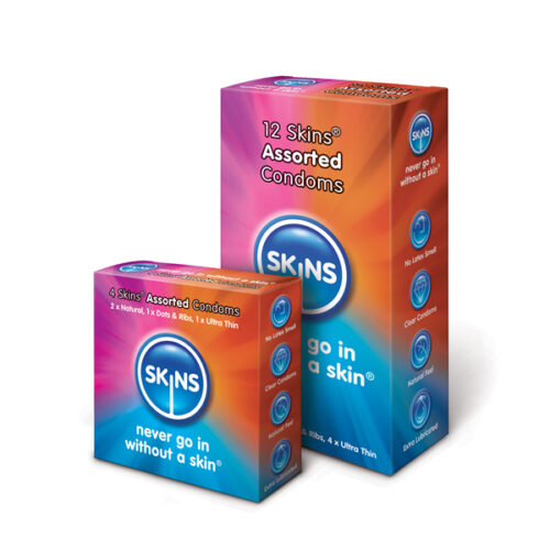 Презервативы Skins Assorted Condoms 12 шт.