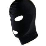 маска из лайкры черная для ролевых секс игр BDSM