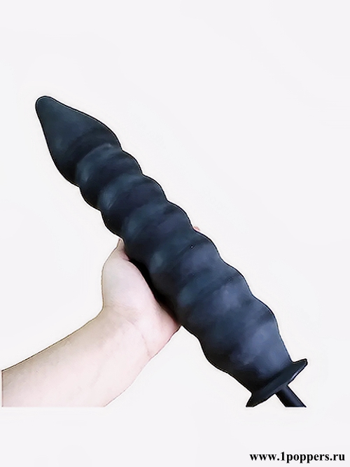 Ребристый расширитель ануса для фистинга Drill bit