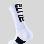 Белые баскетбольные носки Nike elite everyday crew 3 пары. Система Dri-Fit