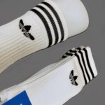 Белые премиальные спортивные носки Adidas originals 3pack