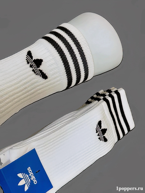 Элитные спортивные носки Adidas Originals белые 3 пары