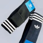 Черные носки для спорта Adidas originals 3 pack