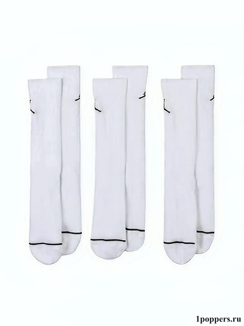 Три пары белых носков Nike Everyday Max ankle Jordan Jumpman