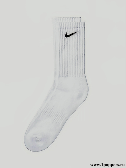 Высокие спортивные носки Nike Everyday Lightweight белого цвета для активного образа жизни и спорта