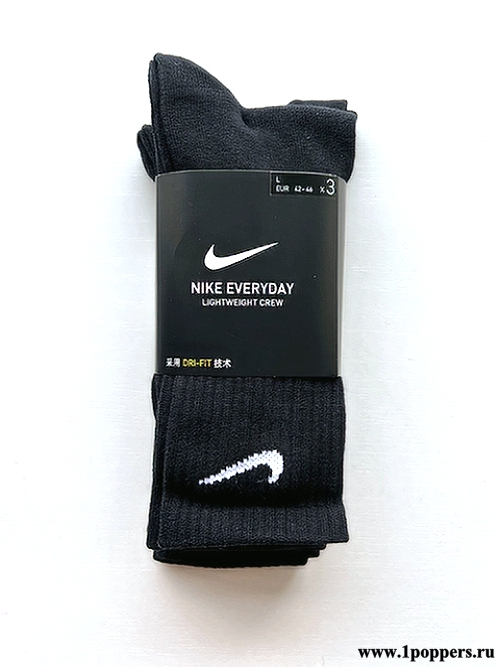 Nike Everyday Lightweight 3 пары черные