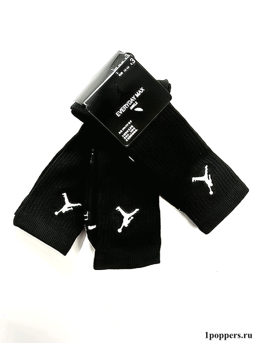 Nike Everyday Max ankle Jordan Jumpman 3 pack черные