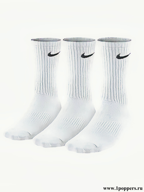 Комфортные спортивные носки Nike для мужчин в наборе из 3 пар