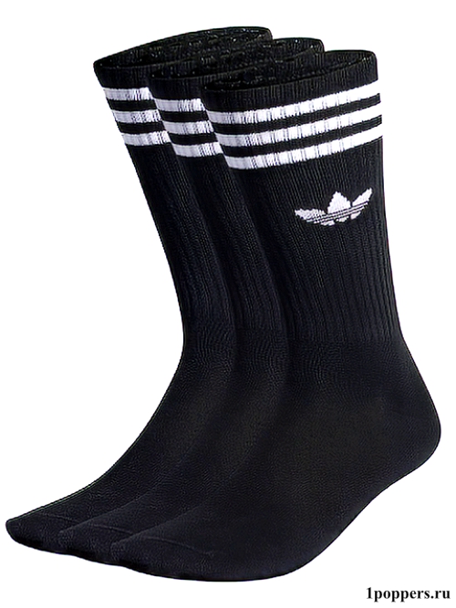 Adidas original 3 pack черные