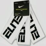 Высокие спортивные носки Nike elite everyday crew 3 pack белого цвета