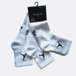 3 пары белых коротких спортивных носков Nike Everyday Max Ankle Jordan Jumper