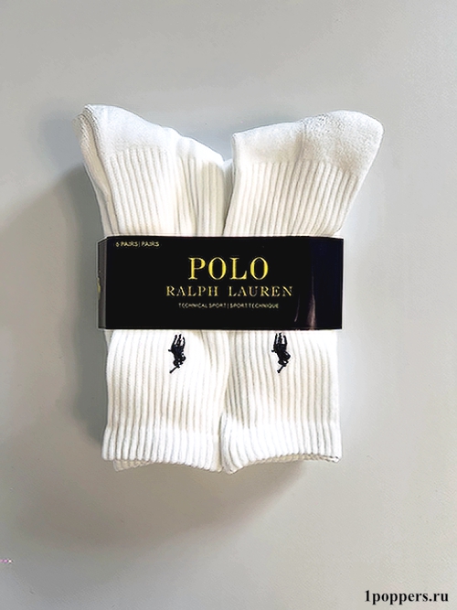 носки Polo Ralph Laurent 6 пар белые