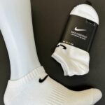 Короткие спортивные носки Nike no show 3 пары белые