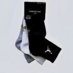 Набор из 3 пар коротких спортивных носков Nike Everyday Max Ankle Jordan Jumper в микс цвете черный, белый, голубой