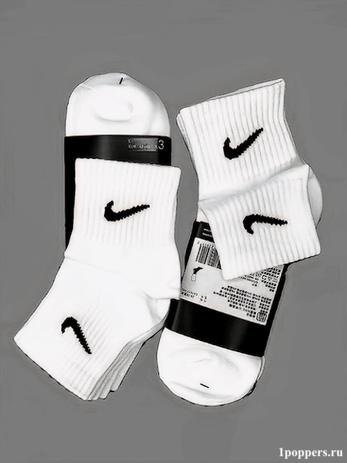 Nike Everyday Lightweight Ankle белые короткие спортивные носки для мужчин 3 пары