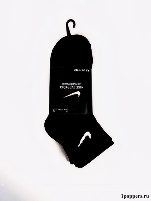 Nike Everyday Lightweight Ankle 3 pack черные