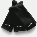 Nike Everyday Cushioned 3 пары черных спортивных хлопковых носков