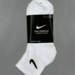 Носки Nike Everyday Lightweight Ankle комплект 3 пары белого цвета