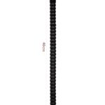 Анальная гигиеническая насадка клизма Ribbed Snake 40 см для глубокого просывания перед сексом из силикона