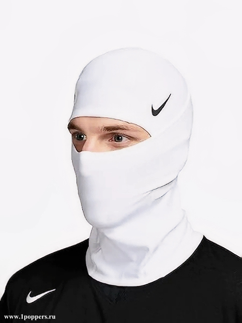 Снуд зимний Nike Pro Ski Mask белый