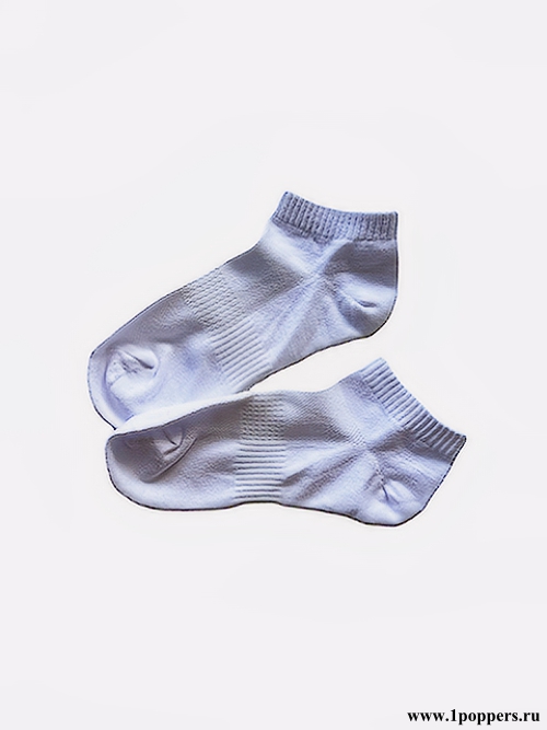 Набор коротких белых носков